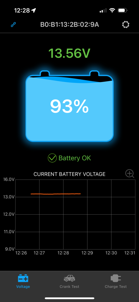 Battery Tracker Voltage