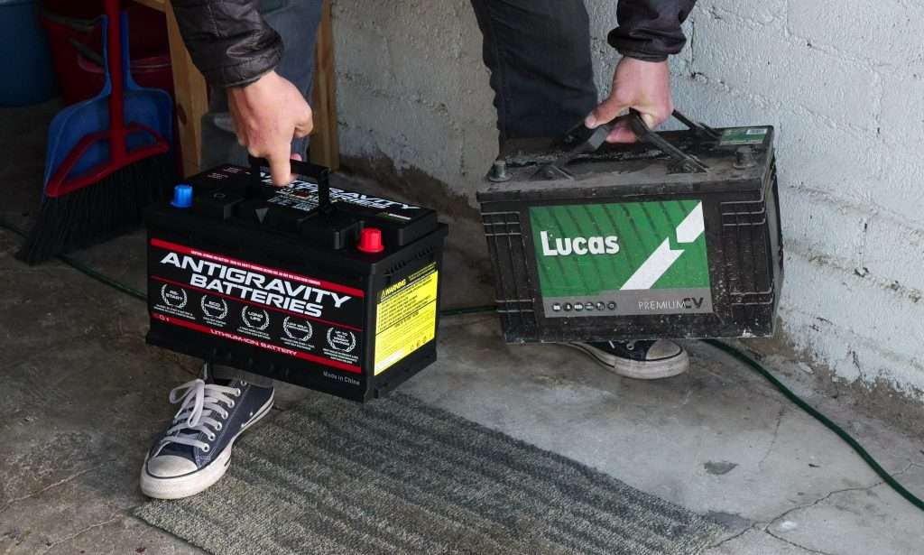 Comparing Battery Weights