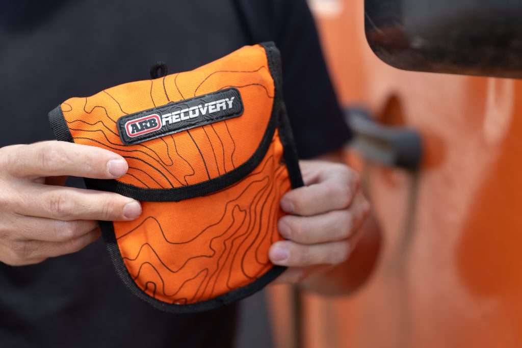 ARB E-Z Deflator in its canvas pouch