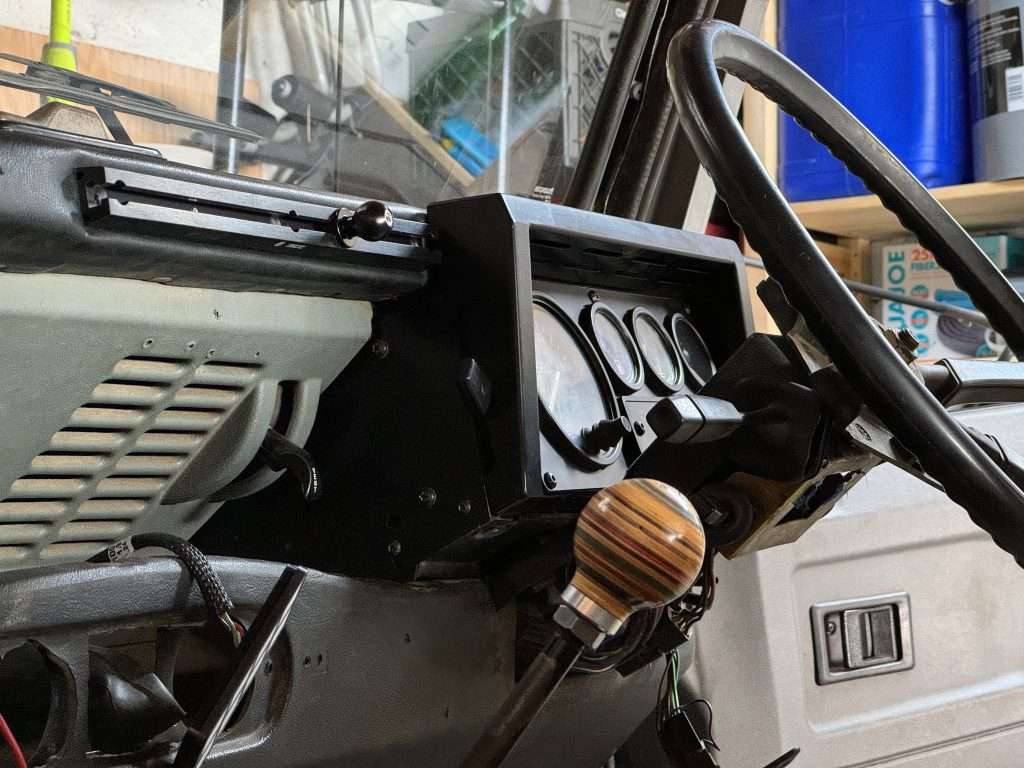 Sturdy new binnacle not only looks great, it's so firmly attached you could use it as a tow point.