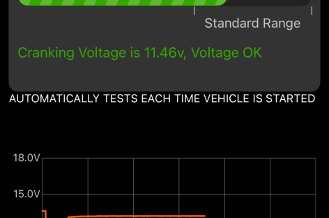 Battery Tracker Crank Test