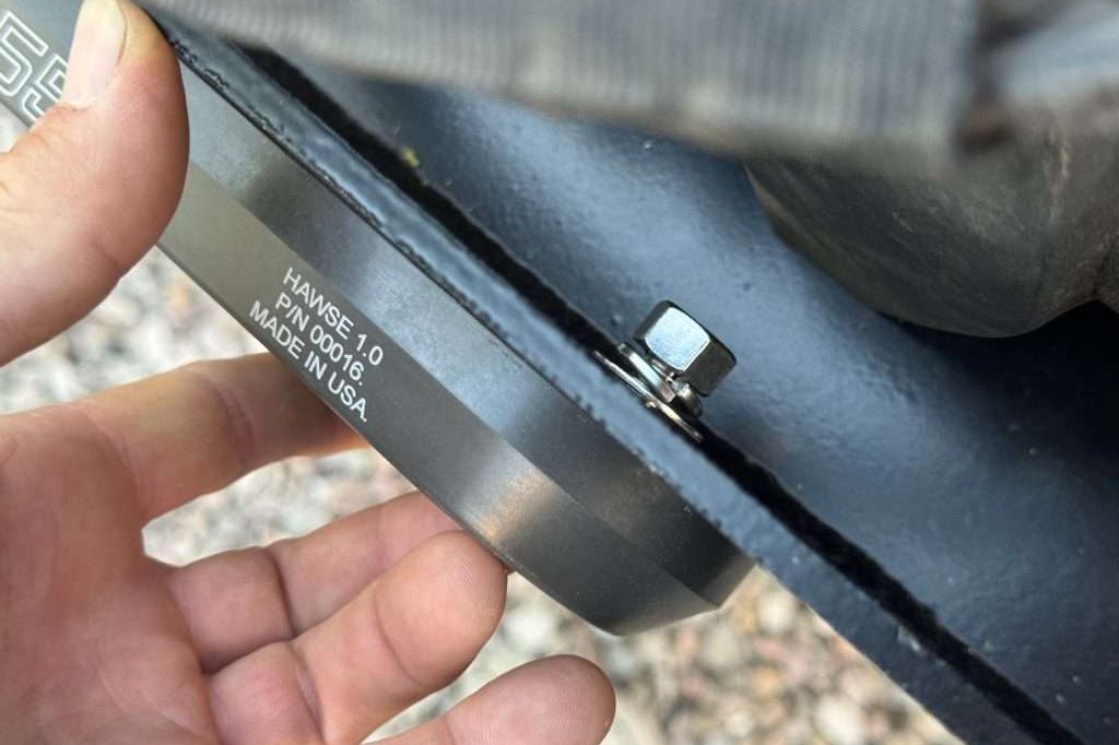 Factor 55 1" hawse fairlead for synthetic winch rope