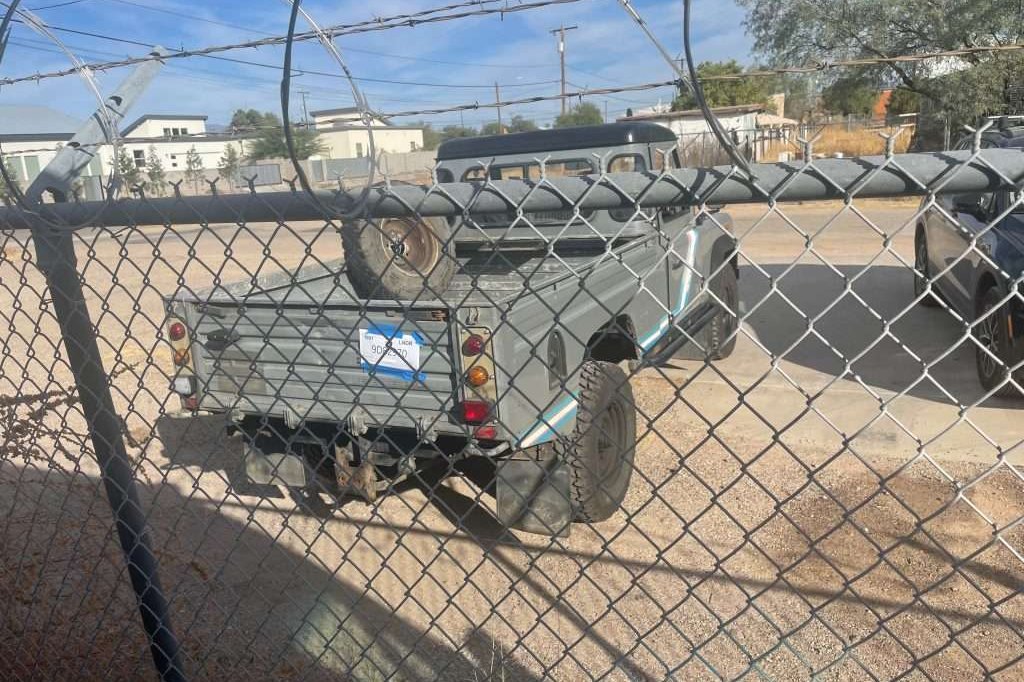First sighting of the Land Rover Defender 110 at Sonoran Rovers in Tucson