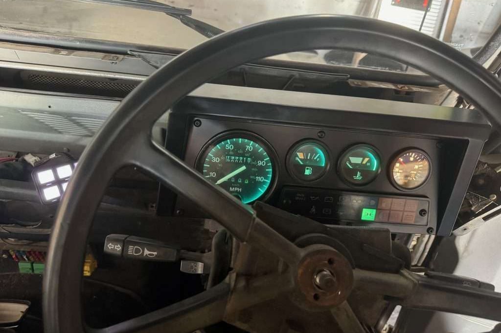 The Land Rover Defender gauges have green filters, so you will likely want to get white bulbs unless you're aiming for a different appearance.