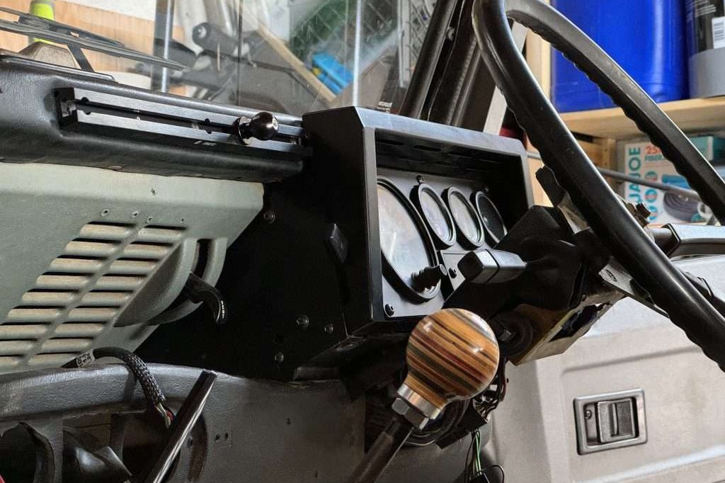 Sturdy new binnacle not only looks great, it's so firmly attached you could use it as a tow point.