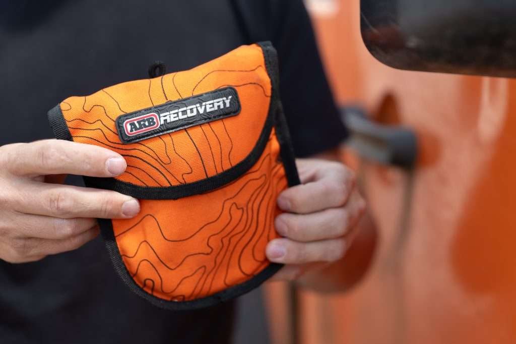 ARB E-Z Deflator in its canvas pouch